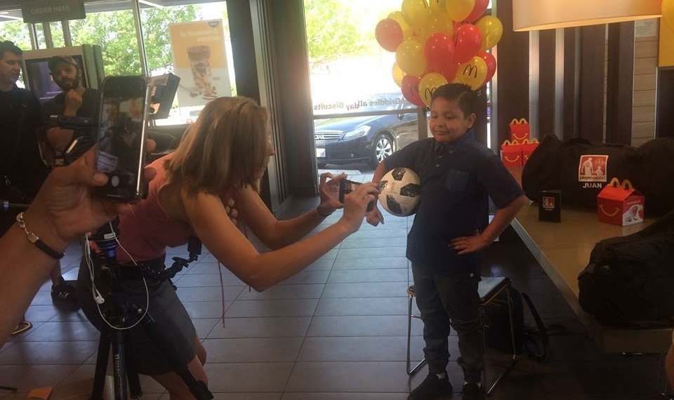 Harán reconocimiento a niño que ir al mundial de Rusia