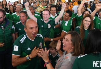 Ricardo Anaya celebró el triunfo de la selección mexicana
