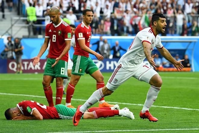Derrota Irán a Marruecos en el último minuto