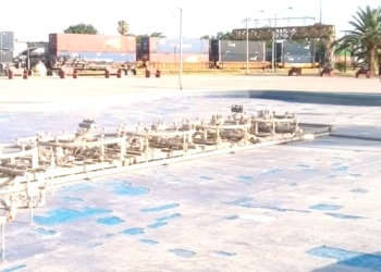 Fuente de Plaza de Culturas en el abandono