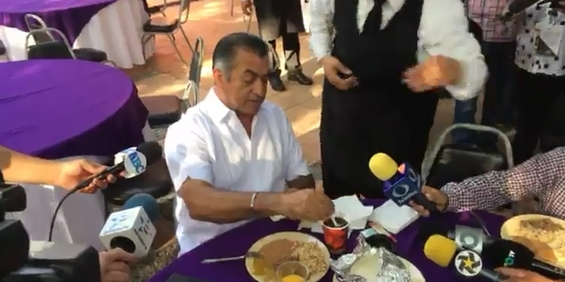 El Bronco espera proceso electoral en paz