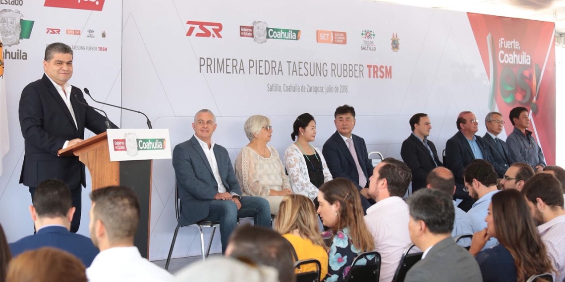 Dan banderazo a empresa coreana que invertirá en el estado