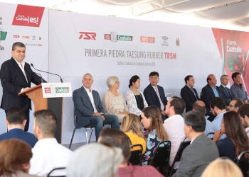 Dan banderazo a empresa coreana que invertirá en el estado