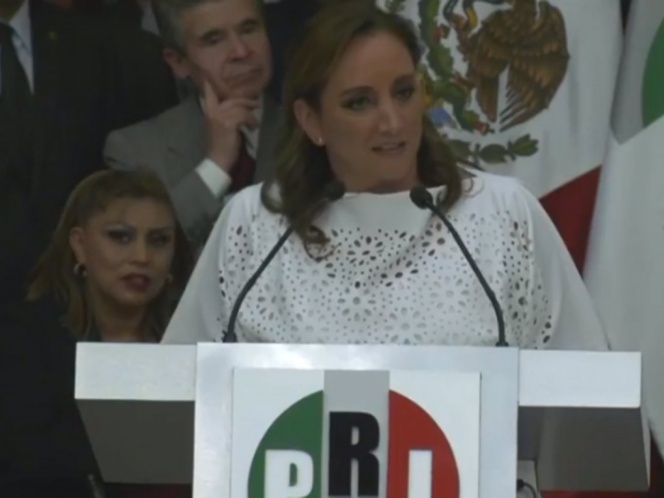 Ratifican a Claudia Ruiz Massieu como presidenta del PRI hasta 2019