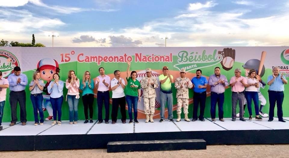 Inauguran Campeonato de Béisbol Infantil en su XV edición