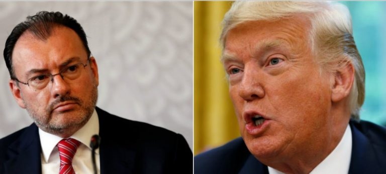 Muro ‘será pagado finalmente por México’: Trump; Videgaray lo rechaza
