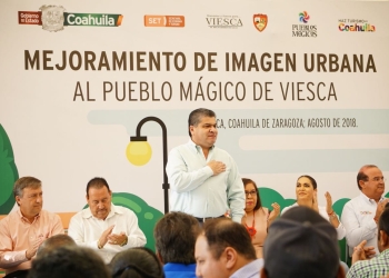 Proyecto de mejoramiento de imagen urbana en Viezca