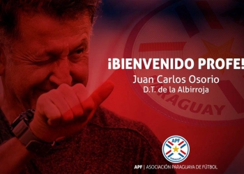 Osorio es DT de la Selección de Paraguay