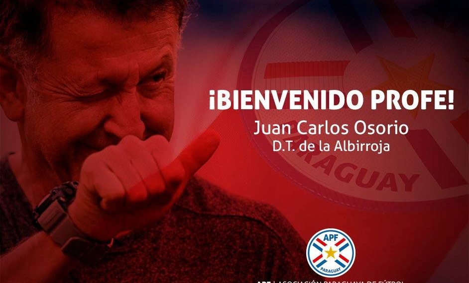 Osorio es DT de la Selección de Paraguay