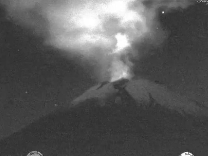 El Popocatépetl se ‘despierta’; registra intensa actividad