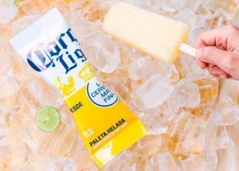 Lanzan paleta de hielo sabor cerveza