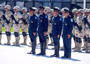 Suben de rango cuatro subtenientes en el 12 Regimiento de Caballería Motorizado