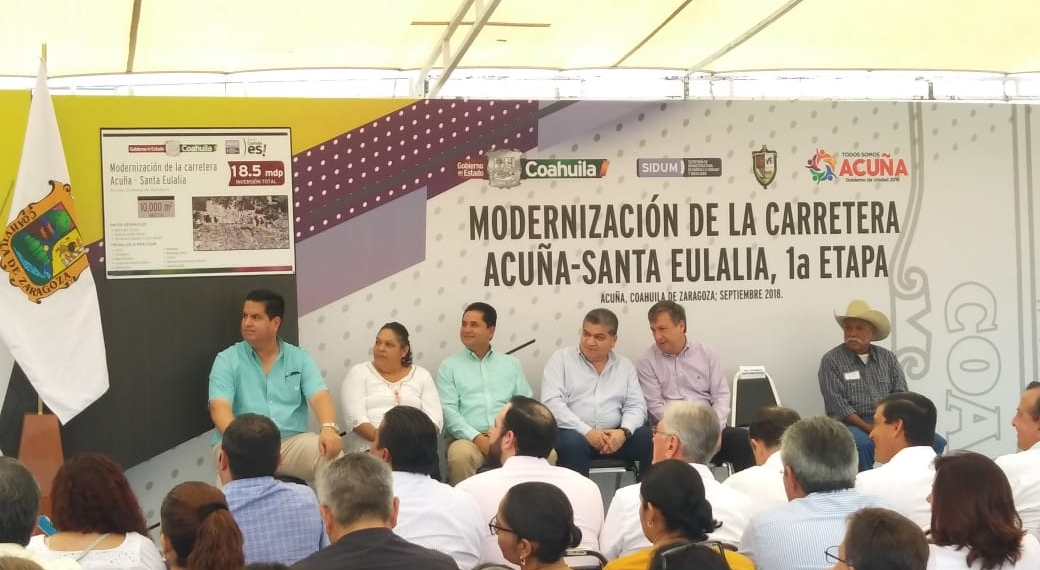 Ponen en marcha obra de ampliación carretera a Santa Eulalia