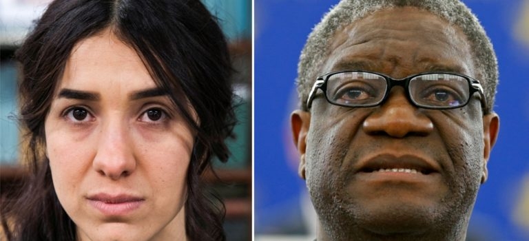 Esclava sexual y ginecólogo africano ganan el Premio Nobel de la Paz 2018