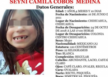 Encuentran sin vida a niña de 7 años que fue raptada