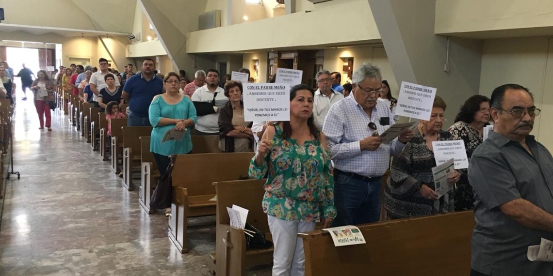 Feligreses apoyan a “Meño”; dicen es inocente