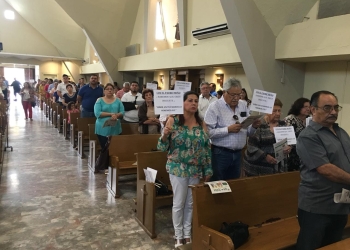 Feligreses apoyan a “Meño”; dicen es inocente
