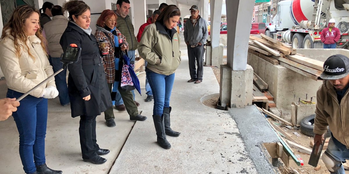 Supervisan avance de la remodelación del Mercado Zaragoza