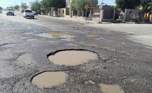 Realizarán bacheo en cuanto el tiempo lo permita
