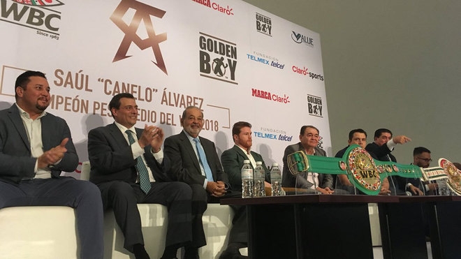 Consejo Mundial de Boxeo entrega titulo de Campeón Medio a el “Canelo Álvarez”