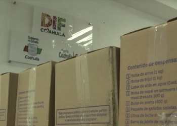 DIF entrega apoyo alimenticio
