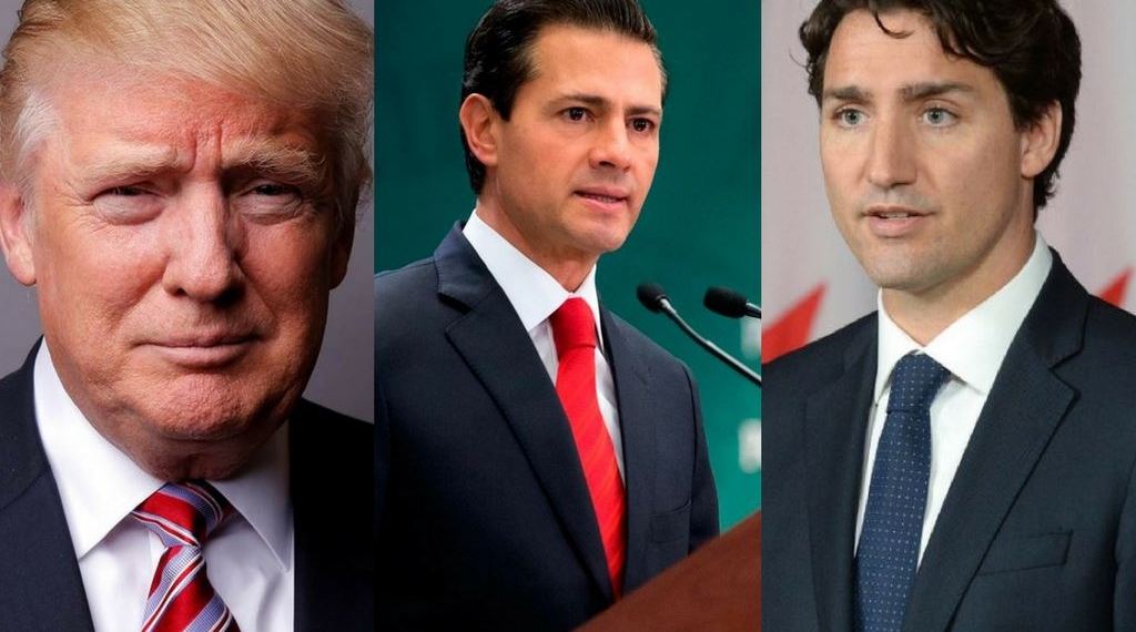 EPN sostiene plática con sus homólogos de EE. UU. y Canadá por el nuevo tratado comercial