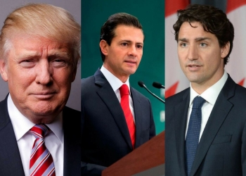 EPN sostiene plática con sus homólogos de EE. UU. y Canadá por el nuevo tratado comercial