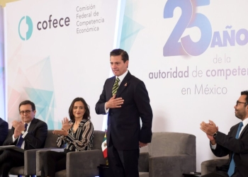 Peña Nieto asiste al foro “25 años de la autoridad de competencia en México”