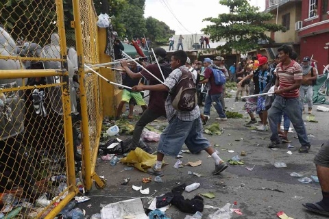 Crisis en frontera Sur de México con Guatemala