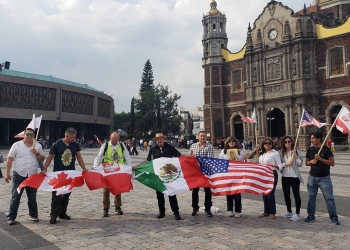 Polaco llega a la Basílica de Guadalupe tras cinco meses de peregrinación