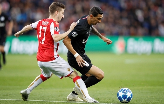 PSG golea y opaca a los Estrella Roja en la Champions League