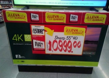 Por error de empleado, Walmart ‘vende’ televisiones en mil pesos
