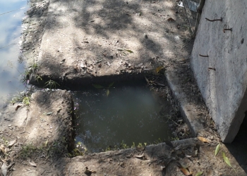 Reportan mal funcionamiento de drenaje en la colonia Valle del Norte