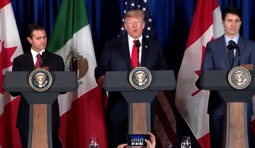 Cierra EPN su mandato con firma del T-MEC