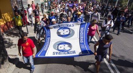 Caravana de migrantes Hondureños llega a Querétaro