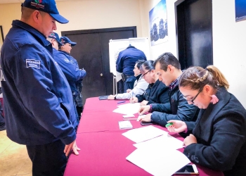 Elementos de seguridad pública municipal eligen al “Policía del Mes” de diciembre