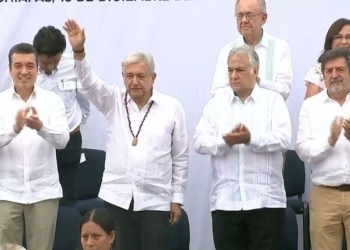 AMLO encabeza ritual a la Madre Tierra para aprobación del Tren Maya