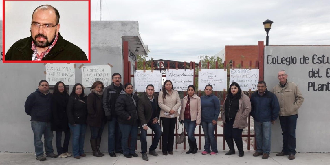 Incumplen con pago a personal de CECyTEC