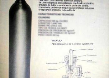 Roban Cilindro con Gas Cloro en Irapuato