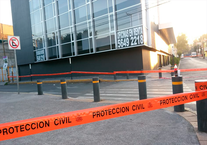 Se hunde edificio de 15 pisos en Itzacalco