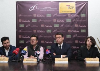 Presentan Temporada de la Orquesta Filarmónica del Desierto de Coahuila