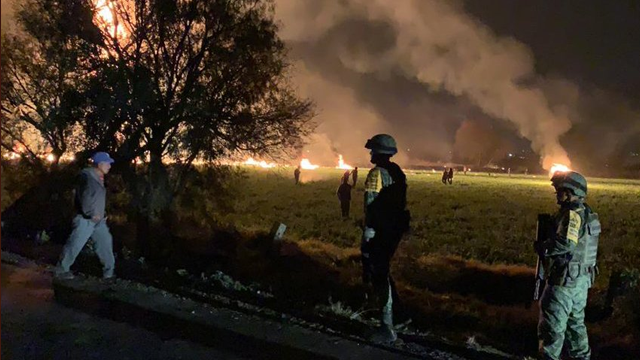Van 107 muertos por la explosión de Tlahuelilpan
