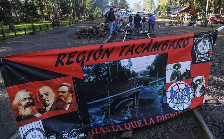 Confirman retirar los siete bloqueos en vías de tren en Michoacán