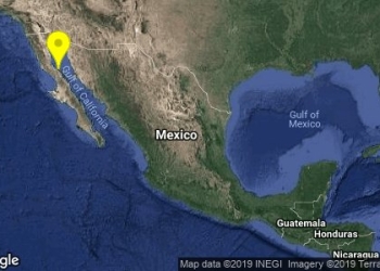 Se registra sismos en Baja California y Guerrero