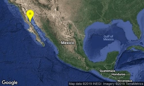 Se registra sismos en Baja California y Guerrero