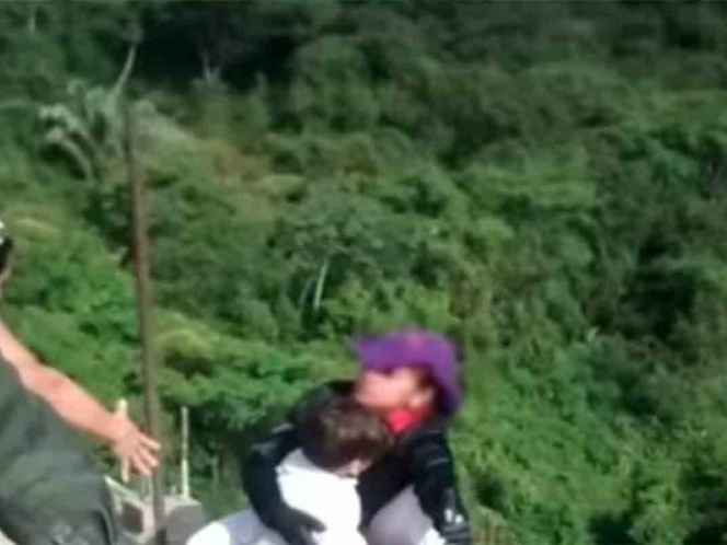 Se lanzó de puente con su hijo por una extorsión de ‘gota a gota’
