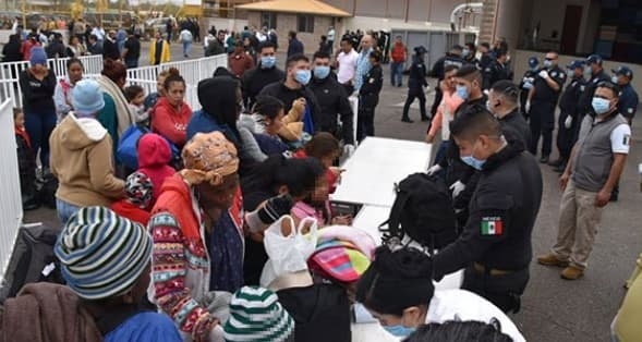 Llegan centenares de migrantes a Piedras Negras
