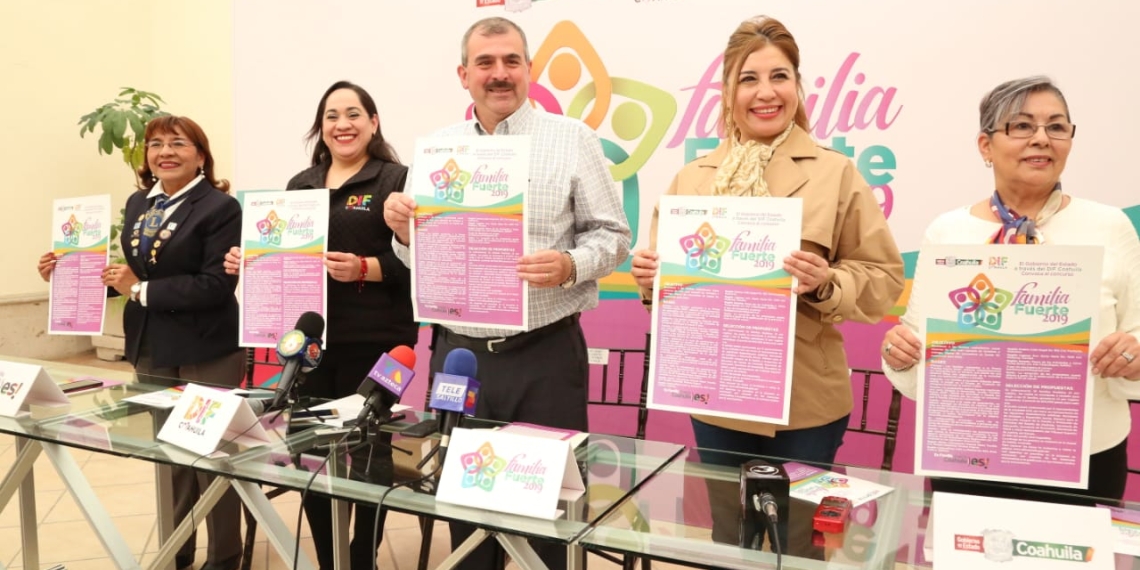Gobierno del Estado y DIF Coahuila premiará a “Familias Fuertes”