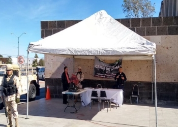 Buena respuesta en el canje de armas en Piedras Negras