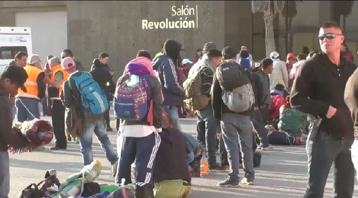 Arriban los primeros integrantes de la caravana migrante a Coahuila